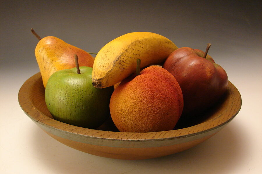 still life fruit bowl